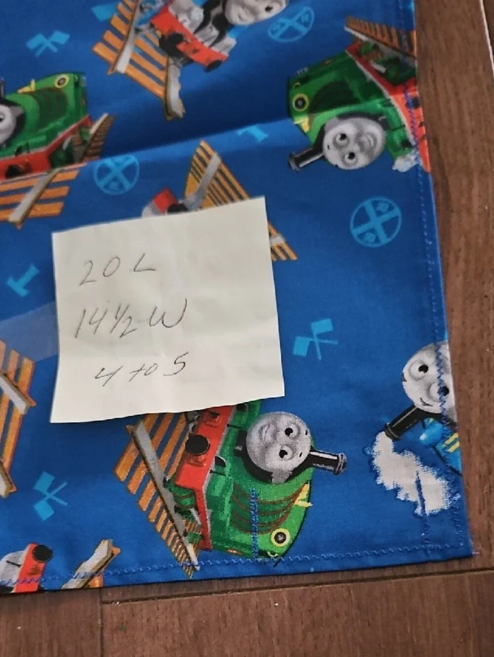 Thomas & Friends Blue Kids Bib Apron with Train Characters